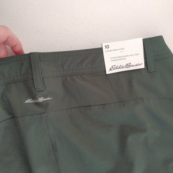 Eddie Bauer Flexion Fleece Lined 2.0 Pants 10  NWT - Picture 6 of 7
